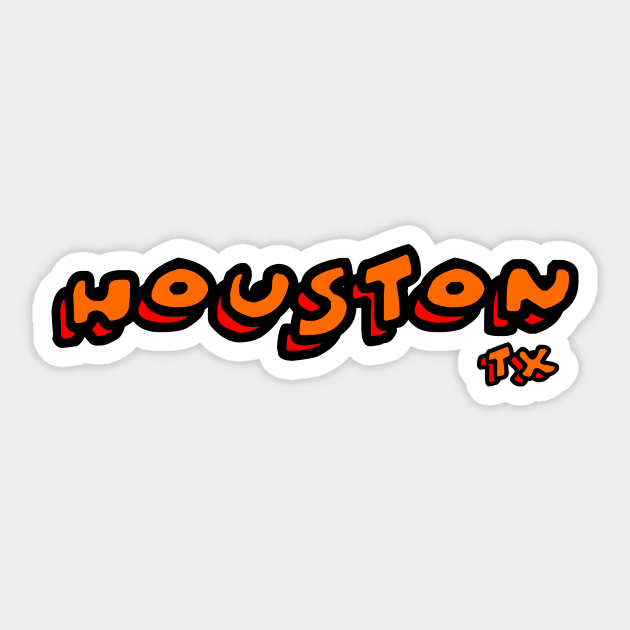 Houston Sticker by eddien